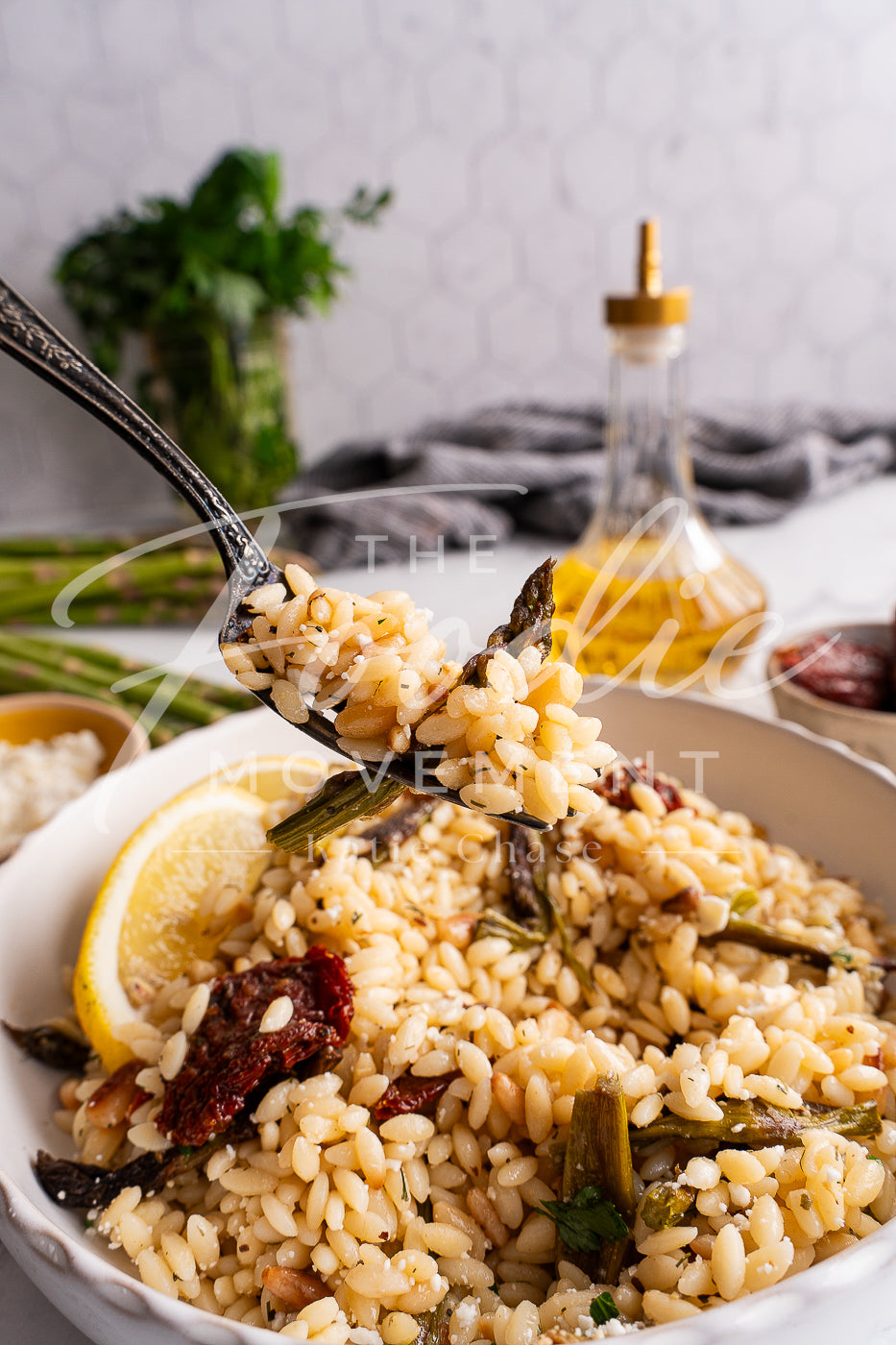 Orzo Pasta Salad with Asparagus and Sun-dried Tomatoes +VIDEO Exclusive